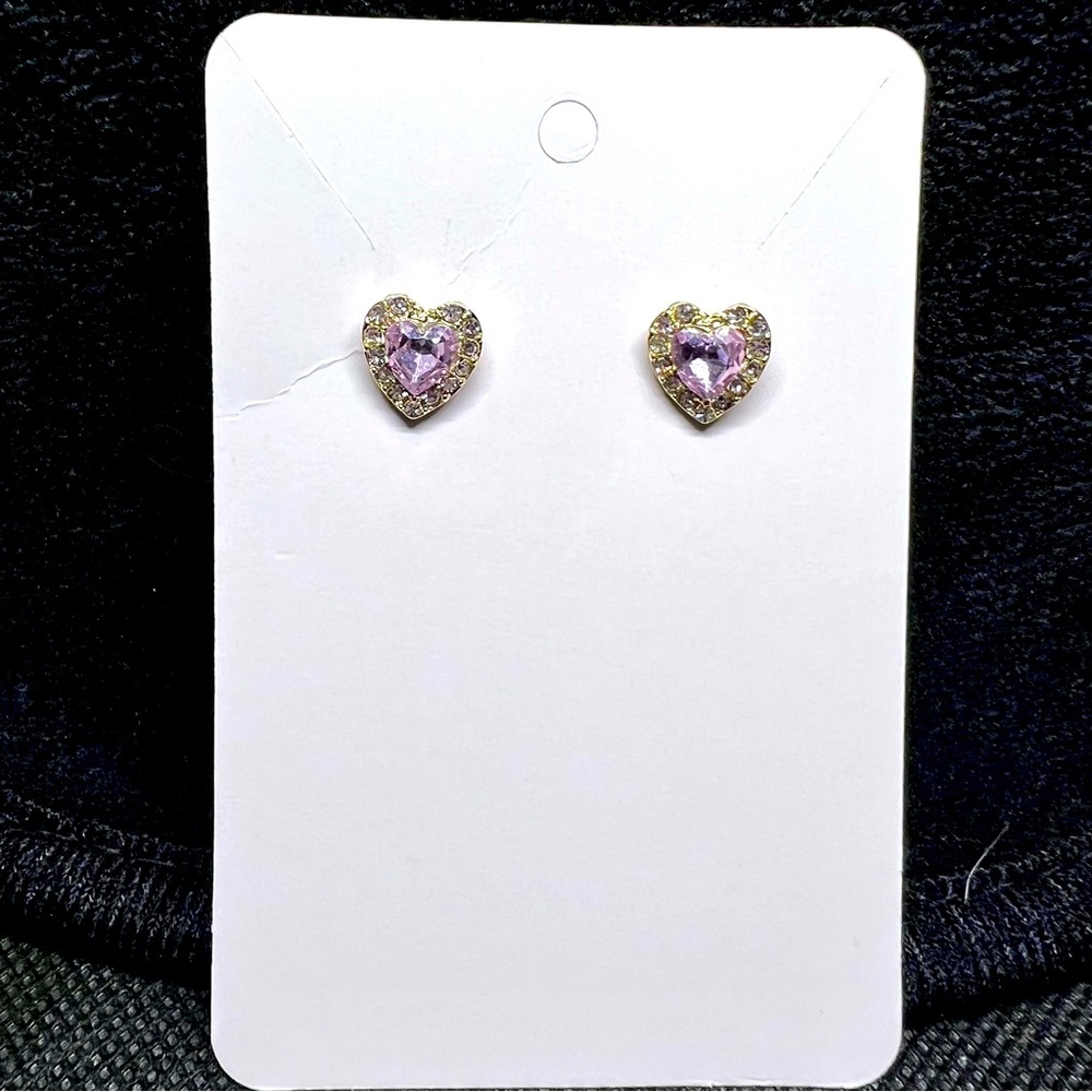 Heart Gem Earrings